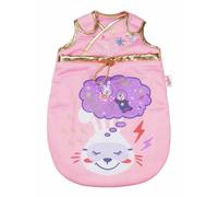 BABY born 831120 Happy Birthday Sac de Couchage pour Poupée de 43 cm - des Décorations Dorées et Un Thème Espace, Jeu Créatif Suscite l'Empathie et Développe Les Aptitudes Sociales