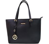 Sac de cours - Gallantry - Cabas FEMININ - Cuir - Noir - Zippée