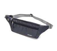 Sac de Course à Pied Universel pour Hommes et Femmes, Pochette de téléphone Portable pour Jogging et Fitness, Sac de Taille étanche, Bag de Taille pour Sports d'extérieur (Gris)