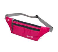 Sac de Course à Pied Universel pour Hommes et Femmes, Pochette de téléphone Portable pour Jogging et Fitness, Sac de Taille étanche, Bag de Taille pour Sports d'extérieur (Rose)