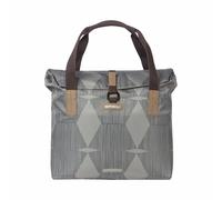 Sac de course vélo Basil Elegance Gris