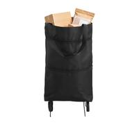 Sac de courses à roulettes 2 en 1 pliable réutilisable | Sac fourre-tout à roulettes pour hommes, personnes âgées, fermiers, supermarché, pique-nique, plage, camping, hayon