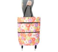 Sac de Courses à roulettes Cabas léger, Portable et imperméable