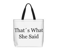 Sac De Courses C'Est Ce Qu'Elle A Dit Sac À Dos Lavables Personnaliser Sacs En Toile, Pour Burea, École, Voyage, Filles