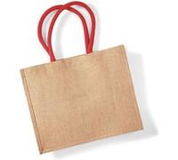 Sac de courses classique en jute Westford Mill - 21 litres (Taille unique) (Naturel/Noir) - UTBC1542 Naturel/Noir G