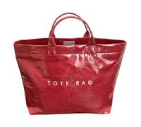 Sac de courses de en PVC, sac à poignée supérieure de capacité, sacoche Y2K pour femmes, travail, Shopping,