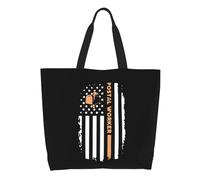 Sac De Courses Drapeau Des Postiers Sac À Bandoulière En Toile De Grande Capacité Lavables Sacs En Toile Épaule, Pour Tous Les Jours, Burea, Shopping, 50x40cm