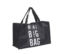 Sac de courses extensible noir avec message en Polyester (15L à 30L) - STORIX