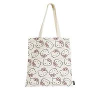Sac de courses Hello Kitty - Sac de courses en tissu léger et pratique, orné d'un motif Hello Kitty, réutilisable et confortable à porter