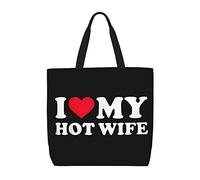 Sac De Courses J'Aime Ma Femme Sexy Sac À Main Décontracté Réutilisable De Grande Capacité Sacs À Main, Pour Burea, Shopping, Tous Les Jours, Femmes