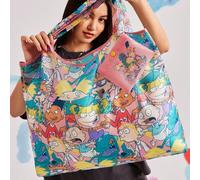 Sac de courses pliable et réutilisable en RPET avec collaboration de dessin animé Taille Uniquegraphique,PlantesPolyester
