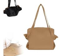 Sac De Courses Pliable Pour Femme, Nouveau ModèLe 2025, Sac à BandoulièRe Grande Capacité, IdéAl Pour Les Voyages, Le Camping Et Les Courses (Khaki)