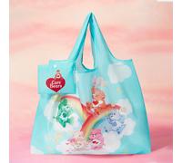 Sac de courses pliable réutilisable avec impression d'ours de dessin animé mignon et de cœur en RPET, Cheer Bear, Bedtime Bear, Tenderheart Bear Taille UniqueMulticolore,Géométrique,graphique,Lettres,
