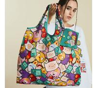 Sac de courses pliable réutilisable imprimé RPET, cadeaux Taille UniqueCartoon,graphiquePolyester