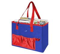 Sac de courses pour travaux manuels, sac de rangement | Sac de bricolage en nylon imperméable - Sac de bricolage pliable avec cadre en métal Organiseur multifonctionnel pour outils de scrapbooking