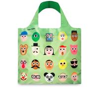 Sac de courses réutilisable LOQI Artist Faces multicolore