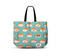Sac de Courses Shopping FAN Ho - Oh My Pop! Nigiri - Turquoise - Taille Unique