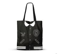 Sac de Courses Shopping - Mercredi Varsity - Noir - Taille Unique