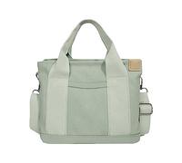 Sac de courses solide, toile simple mignonne, sac confortable à la mode, sac à main tempérament, sac de rangement pantalon de jogging pour hommes avec poches (vert, taille unique)