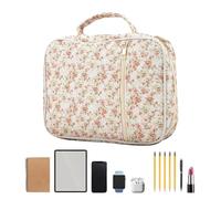 Sac de couverture biblique - 31x8x23cm Sac de livre zippé en coton avec poignée | Étui de transport pour étude des écritures, avec couverture anti-poussière, organisateur de transport de signets et po