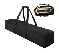Sac de croquet - Grande pochette de rangement zippée avec poignées | Organiseur d'équipement de sport, récipient de voyage pour croquet pour l'extérieur