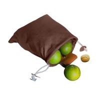 Sac de cueillette de champignons, pliable et portable avec fermeture à cordon, sac de collection de pierres, pour activités de plein air, camping, randonnée, champignons, fruits, coquillages, trésors