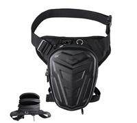 Sac de cuisse avec sangle de jambe - Pochette imperméable à coque rigide, sac banane sécurisé | Portefeuille de cuisse grande capacité, rangement pratique avec sangle ajustable pour moto, voyage et ac