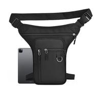 Sac de Cuisse avec Sangle réglable | Sac de Jambe de Chute imperméable | Ceinture de Cuisse avec Oppression réglable pour Gants de Bouilloire, clés et Support, Noir, Consulte la descripción, Voir