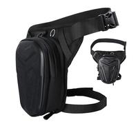 Sac de cuisse étanche à coque rigide pour moto avec sangles réglables, pochette d'extérieur multifonction pour téléphone portable, portefeuille, sac banane pour cyclisme, randonnée, camping, voyage