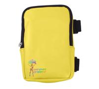 Sac de cuisse holographique | Harnais de jambe pour femme | Poche de taille extérieure | Carnaval Randonnée Voyage Sac banane avec sangles réglables, jaune, One Size, Sac de cuisse standard
