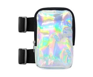 Sac de cuisse holographique | Sans jambes de carnaval | Fourche de carnaval pour femme | Jambes réglables | Sac de ceinture pour femmes, sacs élégants et fonctionnels pour les jambes, festivals