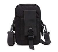 Sac de Cuisse Mens Taille imperméable Sac à Polyvalent en Plein air for Le vélo Randonnée Camping Alpinisme Ski Trekking pour Un Usage Quotidien(Schwarz)