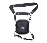 Sac de Cuisse pour Moto pour la Conduite - Pochette de Jambe Steampunk en Cuir PU - Sac À Ceinture pour Cuisse - pour Voyage Randonnée Gym Course Équitation Marche