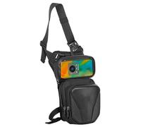 Sac de cuisse, sac à jambe tombante - Sac de cuisse de taille de moto, sac banane multifonction avec ceinture réglable réfléchissant outil de cycling pour téléphones, boutons et sports