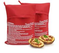 Sac de Cuisson Pomme de Terre, Sac Pomme de Terre Micro Onde, Sac pour Pommes de Terre au Four, 2PCS Pommes De Terre Express Poche Pomme de Terre pour Pommes deTerre Corncob PainTortillas