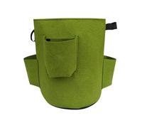 Sac de culture pour fraises - Planteur de tomates - Planteur de jardin suspendu - 5 gallons de en feutre respirant avec poches latérales - Récipient de croissance vertical pour fraises, herbes