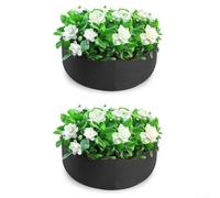 Sac de culture pour plantes soutenant la coupe naturelle des racines via l'élagage à l'air libre en tissu non tissé pour jardinage toute l'année (50 x 20 cm)