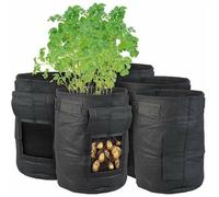 Sac de culture - ROYAL GARDINEER - 5 sacs 10L - Poignées de transport - Lavables - Rectangulaires