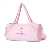 Sac de Danse de Ballet Sac à Main Princess Latin Dance Sac à Bandoulière pour Fille Enfants, Rose