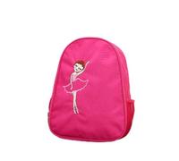Sac de Danse, Sac de Danse pour Filles Grande capacité avec 2 Poches en Filet Sac à Dos brodé de Danse de Ballet pour Filles Sac de Sport à Bandoulière pour Enfants Sac à Dos de