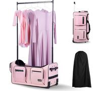 Sac de danse VEVOR avec portemanteau, 730x430x380 mm, sac à roulettes avec connexion USB et rideau de protection visuelle, sac à vêtements pour un stockage facile, idéal pour les voyages et les compét