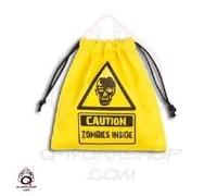 Q WORKSHOP- Something_Special Qworkshop Zombie Sac à dés Jaune et Noir, QWOZOM10, Moyen