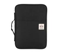 Sac de Document A4 Fermeture à Zip Porte-Documents Portable Sac d'affaires Multifonction avec poignée Business Sacoche 35 x 25 x 3,5 cm Noir
