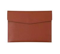 Sac de documents,Mallette,Paquet de fichiers A4, B5, A5, A6,Sac à documents professionnels,Grande capacité,Imperméable et résistant à l'humidité,Fait de cuir (Marron foncé, B5)