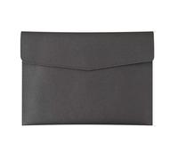 Sac de documents,Mallette,Paquet de fichiers A4, B5, A5, A6,Sac à documents professionnels,Grande capacité,Imperméable et résistant à l'humidité,Fait de cuir (Noir, A4)