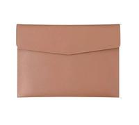 Sac de documents,Mallette,Paquet de fichiers A4, B5, A5, A6,Sac à documents professionnels,Grande capacité,Imperméable et résistant à l'humidité,Fait de cuir (Brun clair, B5)
