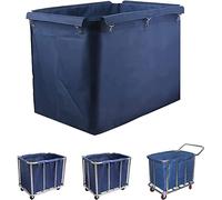 Sac de doublure de rechange pour chariot à linge commercial, imperméable et amovible, idéal pour un usage domestique et industriel