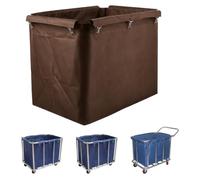 Sac de Doublure imperméable Amovible pour paniers à Linge à roulettes, Housse de Rechange pour Chariot