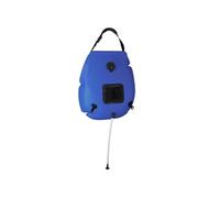 Sac de douche de camping bleu 20 L PVC