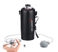 Sac de douche de camping - Sac de douche d'extérieur | Douche portable en PVC avec pompe, douche solaire pliable avec tuyau | Sac de douche pour camping